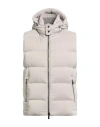 Moorer Man Vest Light Grey Size 40 Polyamide, Polyester In Gray