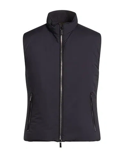 Moorer Man Vest Midnight Blue Size 34 Polyester In Purple