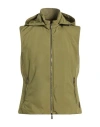 Moorer Man Vest Military Green Size 36 Polyester