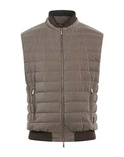 Moorer Man Vest Military Green Size 38 Polyamide, Polyester