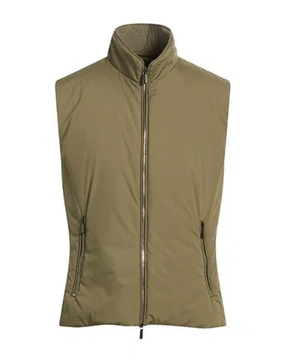Moorer Man Vest Military Green Size 38 Polyester