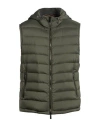 Moorer Man Vest Military Green Size 46 Polyamide, Polyurethane