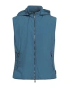 Moorer Man Vest Pastel Blue Size 46 Polyester In Blue
