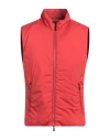 Moorer Man Vest Red Size 42 Polyester In White