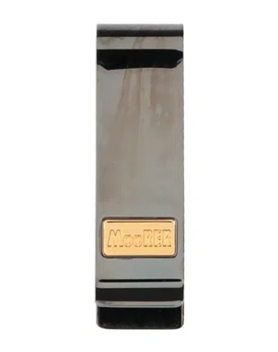 Moorer Man Wallet Gunmetal Size - Metal In Gray