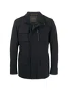 Moorer Manolo Multi-pocket Jacket In Black