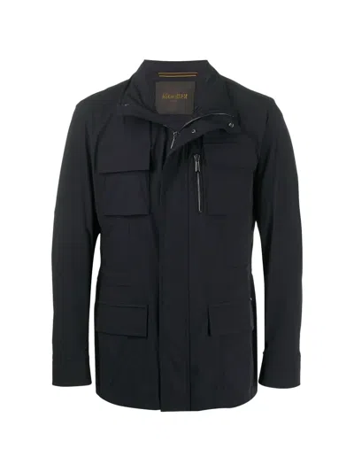 Moorer Manolo Multi-pocket Jacket In Black