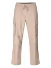 Moorer Mansel Drawstring Cargo Trousers In Neutral
