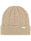 Moorer Cuffia Maria In Cashmere Beige Donna In Neutrals