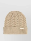MOORER MARIA CASHMERE BEANIE WITH FOLDABLE RIBBED HEM