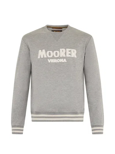 Moorer Marten Sweatshirt In Brown