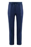 Moorer Matthew Virgin Wool Trousers In Blue