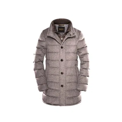 Moorer Men's Calegari-il Cashmere Quilted Coat In Charcoal In Pink