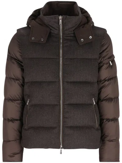 Moorer Men's Cashmere-wool Topcoat In Brown