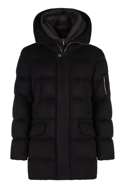 MOORER MEN'S DAVIDE-STP HOODED PARKA