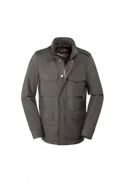 Moorer Men's Denver-stp Field Jacket In Forest In Gray