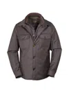 Moorer Button-fastening Flap-pocket Jacket In Gray