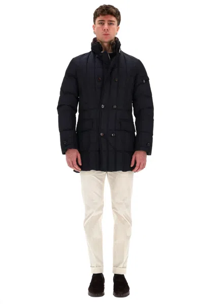 Moorer Men's Elegant Mini Coat For Fw24 In Black