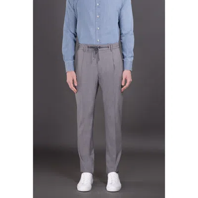 Moorer Men's Light Grey Tailored Trousers In ["grey"]