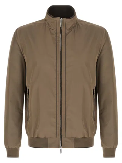 Moorer Men's Manetti-wk Bomber Jacket In Beige
