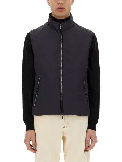 Moorer Men's Mini Trench Coat In Blue