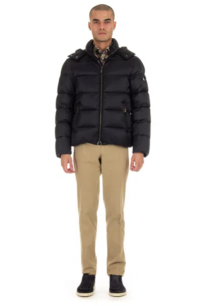 Moorer Men's Modern Coat - Fw20 Collection In Blue