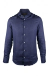 Moorer Men Shirt In Blue