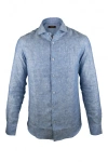Moorer Men Shirt In Blue
