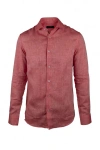 Moorer Men Shirt In Red