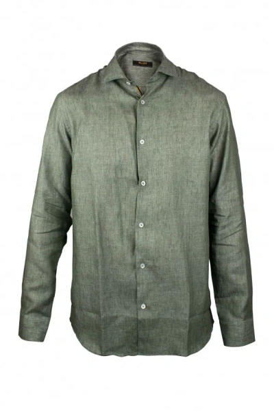 Moorer Men Shirt In Yellow
