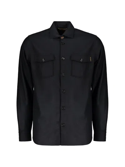 Moorer Meyer Button-up Chest-pocket Shirt In Multi