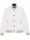 Moorer Nabucco-km Double-breasted Coat In Beige