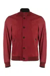 Moorer Long-sleeved Pilot Jacket In Red