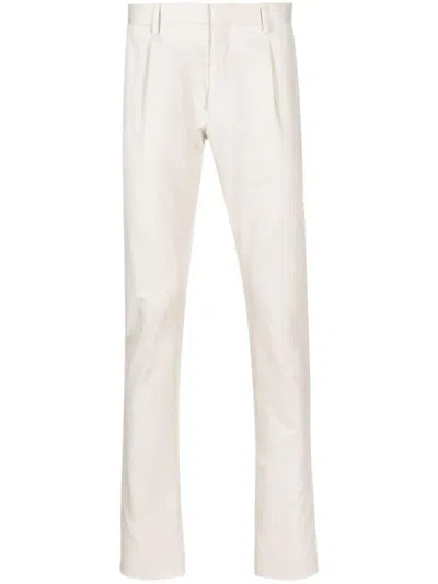Moorer Mid-rise Tailored Trousers In Neutrals