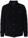 Moorer Padded Down Jacket Featuring Multiple Pockets In Black