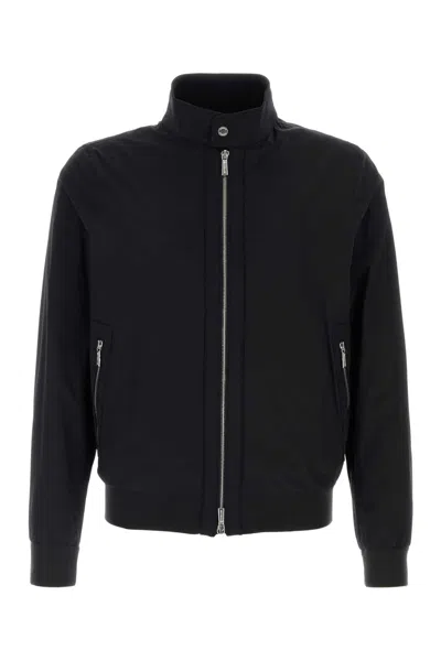 Moorer Midnight Blue Nylon Blend Albert Jacket