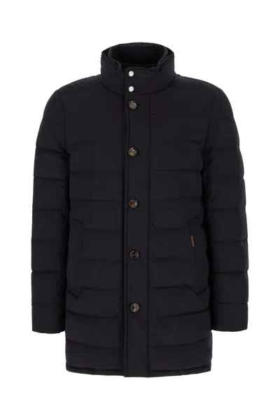 Moorer Midnight Blue Nylon Blend Calegari Down Jacket