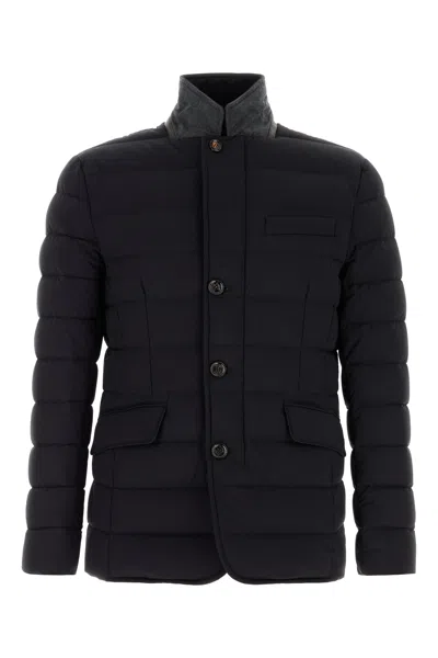 Moorer Midnight Blue Nylon Blend Zayn Down Jacket