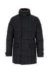 Moorer Midnight Blue Polyester Morris Down Jacket