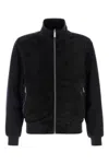 Moorer Midnight Blue Velvet Axten Bomber Jacket