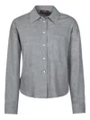 Moorer Mindy Shirt In Gray