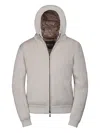 Moorer Misone-cw1 Hooded Jacket In Multi