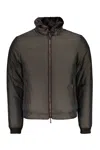 Moorer Modern Lightweight Jacket With Zip And Collar In Brown