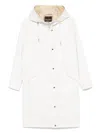 Moorer Molly Coat In White