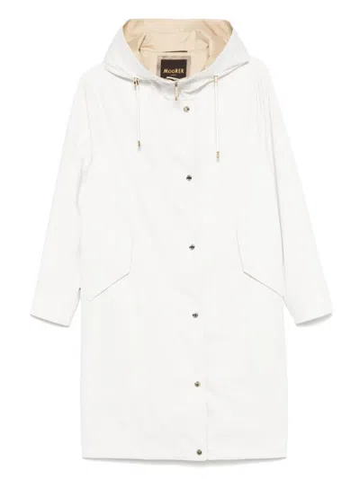 Moorer Molly Coat In White