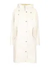 Moorer Molly Parka Jacket In White