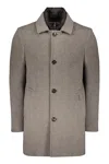 Moorer Single-breasted Coat In Brown