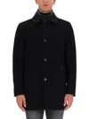 Moorer "monferrato-le" Coat In Black