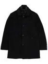 Moorer Monferratole Coat In Black