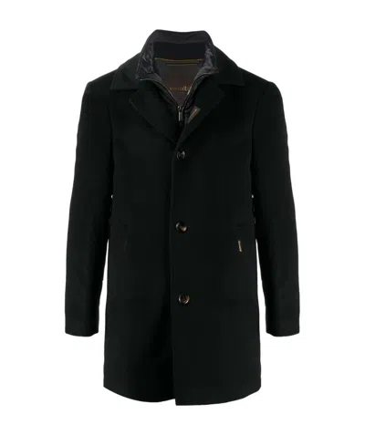 Moorer Monferratole Single-breasted Coat In Black
